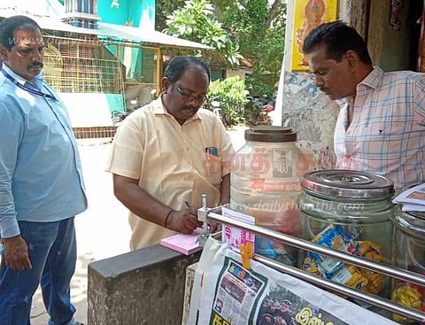 பிளாஸ்டிக் பொருட்கள் வைத்திருந்த 9 கடைகளுக்கு அபராதம்