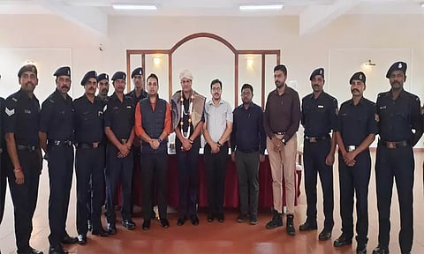 மடிகேரியில் தேசிய பேரிடர் மீட்பு குழுவினருக்கு வழியனுப்பு விழா