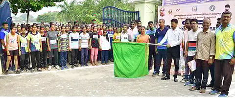 கிருஷ்ணகிரியில் மாரத்தான் போட்டி