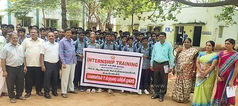 தொழிற்கல்வி பிரிவு மாணவர்களுக்கு பயிற்சி