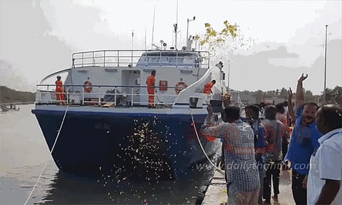 நாகை- இலங்கை இடையே பயணிகள் கப்பல் போக்குவரத்து நாளை தொடக்கம்