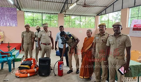பேரிடர் மீட்பு ஒத்திகை பயிற்சி முகாம்