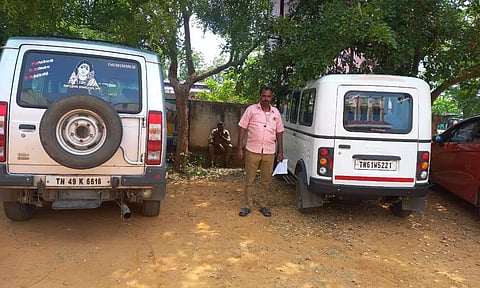 ஜெயங்கொண்டத்தில் 7 வாகனங்கள் பறிமுதல்