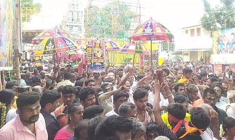 7 ஊர்களில் முத்தாலம்மன் கோவில் திருவிழா