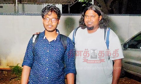 இஸ்ரேலில் இருந்து திருச்சி வந்த 2 ஆராய்ச்சி மாணவர்கள்