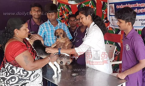 வெறிநாய்க்கடி தடுப்பூசி முகாம்