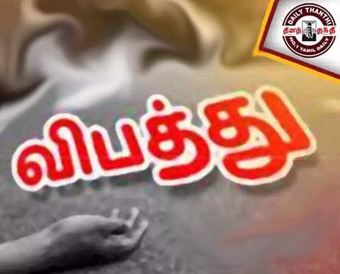திண்டுக்கல்லில் சாலையில் மயங்கி விழுந்த தொழிலாளி மீது லாரி மோதி பலி