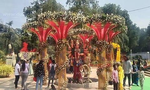 மைசூரு: குப்பண்ணா பூங்காவில் தசரா மலர் கண்காட்சி தொடக்கம்