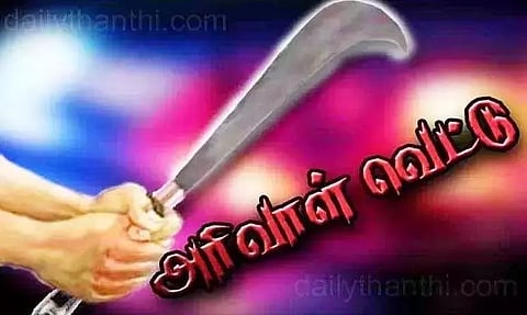 மெக்கானிக்குக்கு சரமாரி அரிவாள் வெட்டு