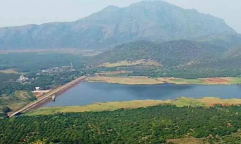 மஞ்சளாறு அணை 55 அடியை எட்டியது