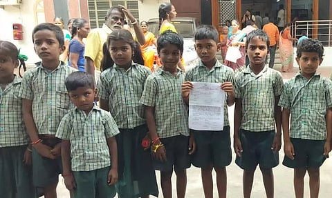 மழவந்தாங்கல் அரசு தொடக்கப்பள்ளியில் அடிப்படை வசதிகள் வேண்டும்-மாணவர்கள் மனு