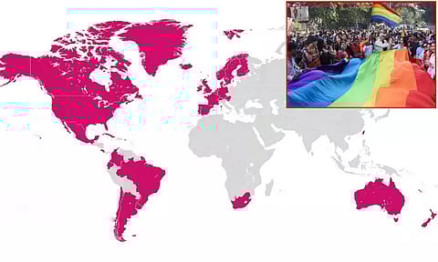 இந்த நாடுகளில் எல்லாம் தன்பாலின திருமணம் சட்டப்படி செல்லும்..! லிஸ்ட் இதோ..!