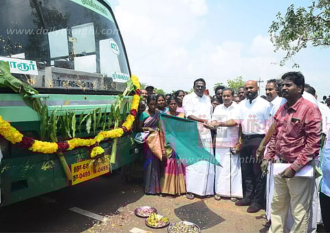 ஏர்வைக்காடு-திருவாரூர் வழித்தடத்தில் புதிய பஸ் சேவை