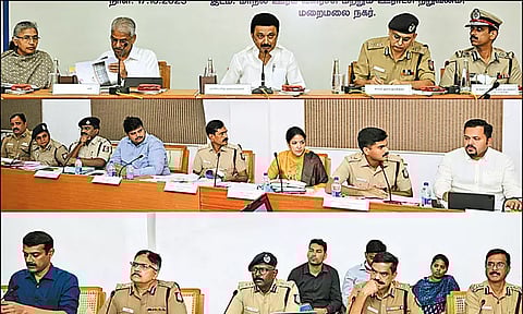 செங்கல்பட்டு, காஞ்சீபுரம், திருவள்ளூர் மாவட்டங்களில் முதல்-அமைச்சர் மு.க.ஸ்டாலின் ஆய்வு