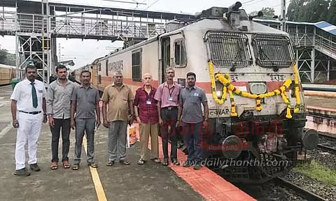 செங்கோட்டை- நெல்லை இடையே மின்சார ரெயில் இயக்கம்