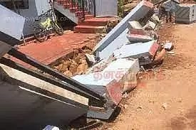 சுவர் இடிந்து விழுந்து பீகார் மாநில தொழிலாளி பலி