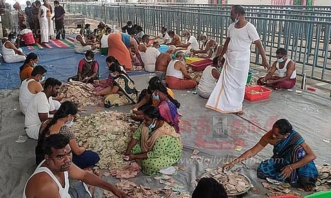 உண்டியல் எண்ணும் பணி தொடங்கியது