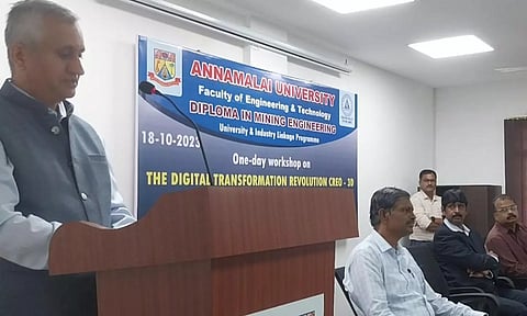 அண்ணாமலை பல்கலைக்கழகத்தில் சுரங்கவியல் துறை கருத்தரங்கு