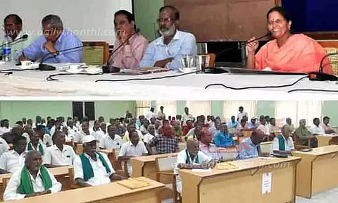 கரும்பு வெட்ட சர்க்கரை ஆலை நிர்வாகமே ஆட்களை அனுப்பி வைக்க நடவடிக்கை- கலெக்டர் உறுதி