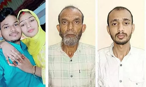 மதம் மாறி திருமணம் செய்ததால் பயங்கரம்; இளம் தம்பதி ஆணவ கொலை - பெண்ணின் தந்தை உள்பட 3 பேர் கைது