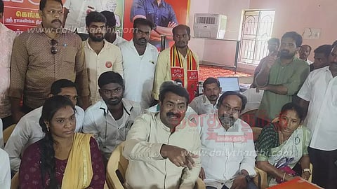 எந்த தேர்தலாக இருந்தாலும் நாம் தமிழர் கட்சி தனித்து போட்டியிடும்