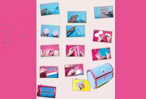 வண்ணமயமான வளையல் பெட்டி