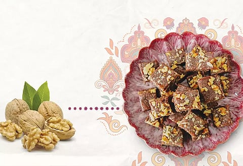 வால்நட் பர்பி