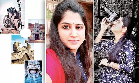 குடைவரை கோவில்களை ஆவணப்படுத்தும் பெண் புகைப்படக்கலைஞர்...