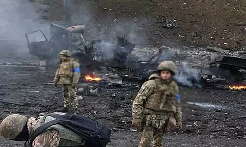 ரஷியாவின் தாக்குதலில் 155 உக்ரைன் ராணுவ வீரர்கள் பலி