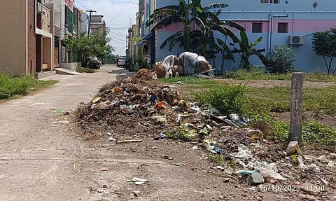 குவிந்து கிடக்கும் குப்பை