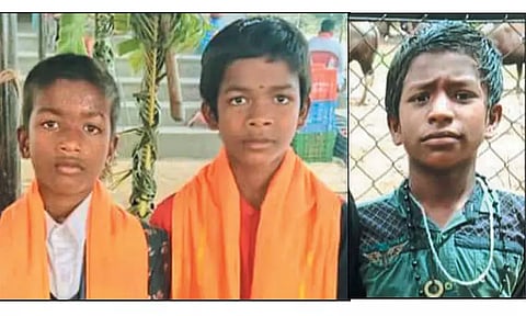 மின்சார ரெயில் மோதி 3 சிறுவர்கள் பலி