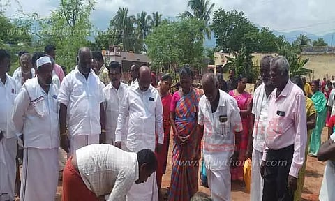 ரூ.12 லட்சம் மதிப்பில் அங்கன்வாடி கட்டிடத்திற்கு அடிக்கல் நாட்டு விழா