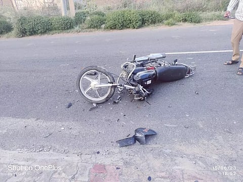 மோட்டார் சைக்கிள் விபத்தில் விவசாயி சாவு