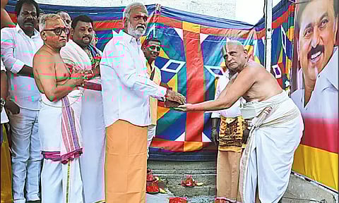 கோவில் நிதியை பக்தர்களின் மேம்பாட்டிற்காக செலவிடுவது குற்றமாகாது: அமைச்சர் சேகர்பாபு பேட்டி