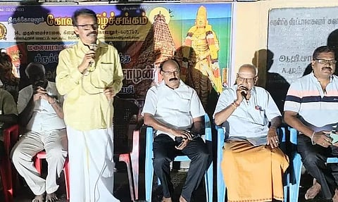 திருக்கோவிலூரில் ராஜராஜ சோழனுக்கு மணிமண்டபம் கட்ட வேண்டும்