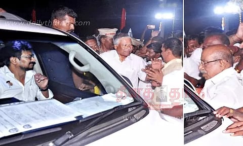 நெல்லை வந்த அமைச்சர் உதயநிதி ஸ்டாலினுக்கு உற்சாக வரவேற்பு