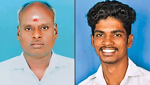 காஞ்சீபுரம் அருகே மோட்டார் சைக்கிள்கள் மோதல்; 2 பேர் பலி