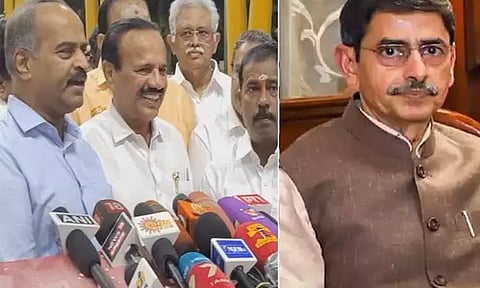 சென்னையில் தமிழக கவர்னர் ஆர்.என்.ரவியுடன் பாஜக மேலிட குழு சந்திப்பு