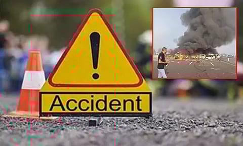 எகிப்து: அடுத்தடுத்து கார்கள் மோதி விபத்து; 32 பேர் பலி