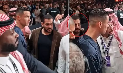 சல்மான்கானை கண்டுக்காமல் போன ரொனால்டோ: வைரலாகும் வீடியோவால் ரசிகர்கள் அதிர்ச்சி..!