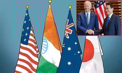 டெல்லியில் குவாட் உச்சி மாநாடு நடத்த ஏற்பாடு.. ஜோ பைடன், புமியோ கிஷிடா பங்கேற்க வாய்ப்பு