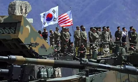 தென் கொரியா, அமெரிக்க படைகள் கூட்டுப்பயிற்சி