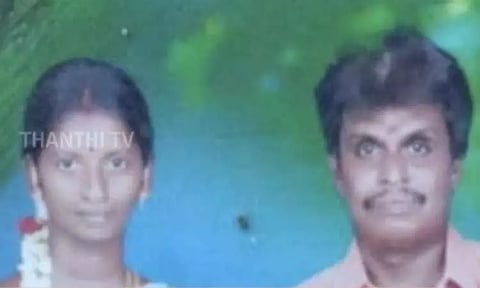 தகாத உறவை கண்டித்ததால் ஆத்திரம் - கணவனை கொலை செய்து உடலை எரித்த மனைவி