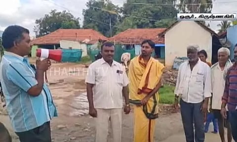 தென்பெண்ணை ஆற்றில் நீர்திறப்பு; கரையோர மக்களுக்கு ஒலிபெருக்கி மூலம் வெள்ள அபாய எச்சரிக்கை