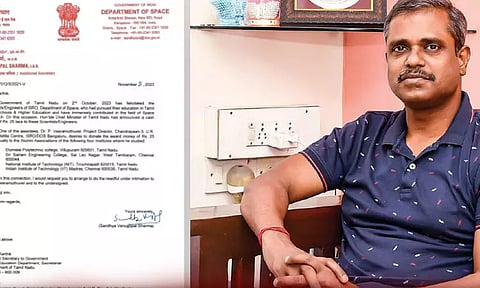 சந்திரயான்-3 திட்ட இயக்குனர் வீரமுத்துவேல் தான் பயின்ற 4 கல்லூரிகளுக்கு ரூ.25 லட்சம் அளித்தார்..!