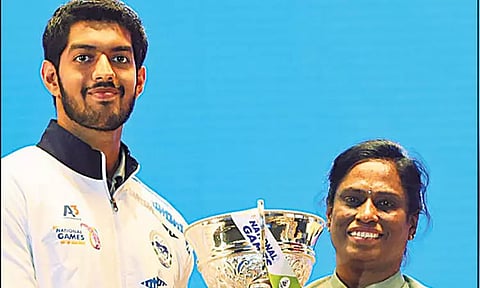 தேசிய விளையாட்டு போட்டி; ராஜா பாலிந்திரா கோப்பையை வென்ற மராட்டியம்! தமிழகத்திற்கு 10-வது இடம்.!