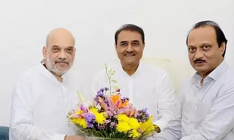 டெல்லியில் அமித்ஷா - அஜித்பவார் திடீர் சந்திப்பு