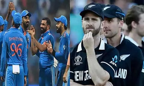 உலகக்கோப்பை கிரிக்கெட்: அரையிறுதி ஆட்டத்தில் இந்தியா-நியூசிலாந்து மோதல்