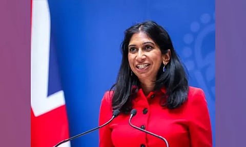 இங்கிலாந்து உள்துறை மந்திரி பொறுப்பில் இருந்து சுவெல்லா பிரேவர்மென் நீக்கம்- ரிஷி சுனக் அதிரடி