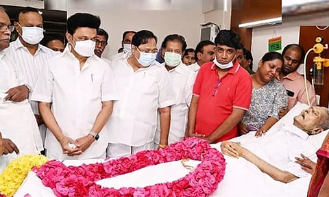 மறைந்த சங்கரய்யாவின் உடலுக்கு அரசு மரியாதையுடன் பிரியாவிடை அளிக்கப்படும்: முதல்-அமைச்சர் மு.க.ஸ்டாலின் அறிவிப்பு